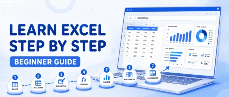 How to Learn Excel: A Step-by-Step Guide for Beginners