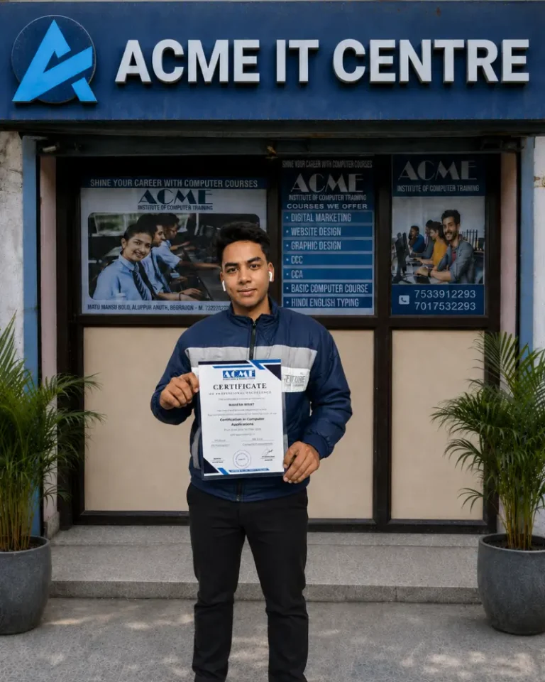 Mahesh Bisht - student of Advanced Digital Marketing Course in Dehradun (6 Months) at ACME IT Centre